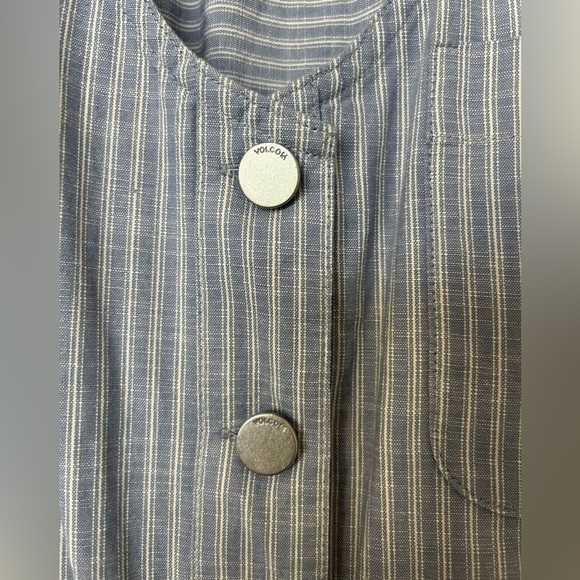 Volcom Striped Overalls Dress - Picture 3 of 6